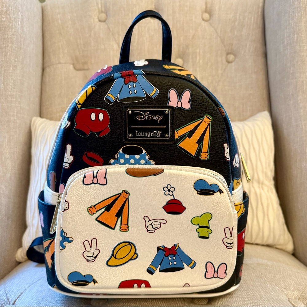 Disney Loungefly "Sensational Six" Outfits Mini Backpack - Picture 2 of 11